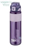 TKK 1000 ML Çift Kullanım Pipetli/Rahat içim Bpa İçermeyen Taşıma Askılı Tritan Su Matarası FFTKK1020-1000