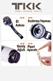TKK 1000 ML Çift Kullanım Pipetli/Rahat içim Bpa İçermeyen Taşıma Askılı Tritan Su Matarası FFTKK1020-1000