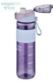 TKK 700 ML Rahat içim(Pipetsiz)Kilitli Kapak Bpa İçermeyen Taşıma Askılı Süzgeçli Tritan Su Matarası FFTKK1002-700ML