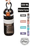 TKK 550 ML Rahat İçim (U Ağızlı) Bpa İçermeyen Taşıma Kulplu Tritan Su Matarası FFTKK1016-550ML