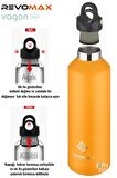 Revomax 950 ML Büyük Kapasiteli Özel Kapak Sistemli 18saat Sıcak/36 Saat Soğuk  Çelik Termos -950ML 