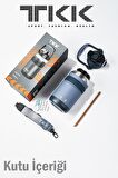 TKK 1000 ML Profesyonel Kamp Matarası/Çelik Termos Çift Kullanım Pipetli/Rahat İçim 12/24 Yalıtım -20311000