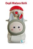 CocoSmile Özel Kutulu Kılıflı 470 ML Pipetli Çelik Termos -Boyun Askılı- 4 Farklı Model  csKılıflı