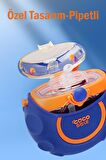 CocoSmile Özel Kutulu 630 ML Pipetli Uzay Temalı Tritan Su Matarası -Boyun Askılı- 3 Farklı Model  ffcs0006