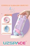 Uzspace Pipetli 500 Ml Boyun Askılı Tritan Çocuk Su Matarası -Kutulu- FFUZ2201500 