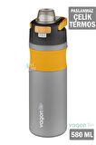 Vagonlife 580 ML Çelik Termos Pipetli/Pipetsiz(Rahat İçim) Kaydırmaz Gövde-FFVGN033580ML