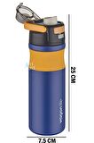 Vagonlife 580 ML Çelik Termos Pipetli/Pipetsiz(Rahat İçim) Kaydırmaz Gövde-FFVGN033580ML