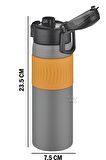 Vagonlife 580 ML Çelik Termos Rahat İçim Kaydırmaz Gövde-FFVGN031580ML