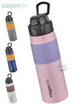 Vagonlife 580 ML Çelik Termos Rahat İçim Kaydırmaz Gövde-FFVGN031580ML