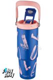Vagonlife Tumbler Cup 0.89/30oz Pipetli/Rahat İçim Vakumlu Paslanmaz Çelik Termos-FFVGN8137900ML