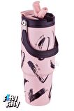 Vagonlife Tumbler Cup 0.89/30oz Pipetli/Rahat İçim Vakumlu Paslanmaz Çelik Termos-FFVGN8137900ML