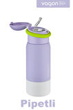 Vagonlife 480 ML Çocuk Pipetli Paslanmaz Çelik Termos/Su Matarası-FFVGN1006-480ML