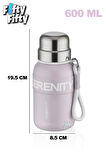 Vagonlife 600 ML Paslanmaz Çelik Termos/Su Matarası Rahat İçim-Taşıma Askılı-FF1005-600ml