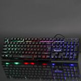 RUSH RK112 Q USB MEKANİK HİSLİ KLAVYE,SİYAH3 RENK