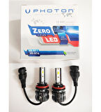 Pulsar Rs 200 Led Far Ampul Photon 2 Adet Takım H11 Fansız Led Xenon Buz Beyaz 12V-24V_Supermoto