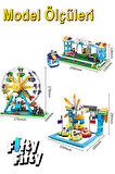 Vagonlife Jaki Maker Pop 3 in 1  Lunapark -3 Farklı Model İçerir- (1107 Parça) Oyuncak Yapım Seti
