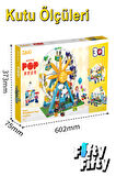 Vagonlife Jaki Maker Pop 3 in 1  Lunapark -3 Farklı Model İçerir- (1107 Parça) Oyuncak Yapım Seti