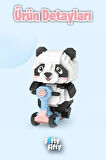 LOZ Micro Block Serisi Panda 320 Parça Oyuncak Yapım Seti FFLZ-8801