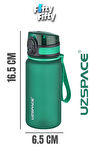 Uzspace 350 ML Pipetsiz Softtouch Tritan Çocuk Su Matarası -FF350MLUZS