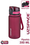 Uzspace 350 ML Pipetsiz Softtouch Tritan Çocuk Su Matarası -FF350MLUZS