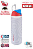 Vagonlife 600 ML Tek Kapak Çift Kullanım Pipetli/Pipetsiz Taşıma Kulplu Çelik Termos -FFVGN044ML600Desenli