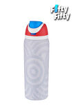Vagonlife 600 ML Tek Kapak Çift Kullanım Pipetli/Pipetsiz Taşıma Kulplu Çelik Termos -FFVGN044ML600Desenli