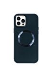 iPhone 13 Pro Max Magsafe Mat Lila Kablosuz Şarj Kılıfı