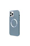 iPhone 14 Pro Max Magsafe Mat Lacivert Kablosuz Şarj Kılıfı