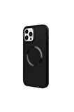 iPhone 14 Pro Max Magsafe Mat Lacivert Kablosuz Şarj Kılıfı