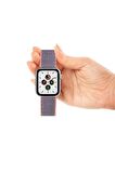 Watch Tüm Modeller Uyumlu Cırt Cırtlı Ayarlanabilir Bez Şeker Pembe Kordon 38 40 41 mm