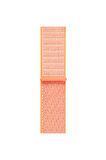 Watch Tüm Modeller Uyumlu Cırt Cırtlı Ayarlanabilir Bez Şeker Pembe Kordon 38 40 41 mm