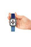 Watch Tüm Modeller Uyumlu Cırt Cırtlı Ayarlanabilir Bez Şeker Pembe Kordon 38 40 41 mm