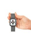 Watch Tüm Modeller Uyumlu Cırt Cırtlı Ayarlanabilir Bez Siyah Noktalı Kordon 42 44 45 49 mm