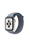 Watch Tüm Modeller Uyumlu Cırt Cırtlı Ayarlanabilir Bez Siyah Noktalı Kordon 42 44 45 49 mm