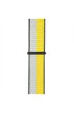 Watch Tüm Modeller Uyumlu Cırt Cırtlı Ayarlanabilir Bez Siyah Noktalı Kordon 42 44 45 49 mm