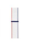 Watch Tüm Modeller Uyumlu Cırt Cırtlı Ayarlanabilir Bez Siyah Noktalı Kordon 42 44 45 49 mm