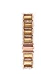 Watch Taşlı Metal Saat Kordonu 42 44 45 49mm Uyumlu Paslanmaz Çelik Altın Gold