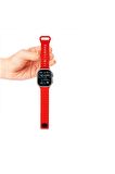 Watch Baklalı Silikon 10 Kademe Ayarlı 38 40 41mm Uyumlu Saat Kordonu Beyaz Renkli
