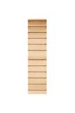 Watch Paslanmaz Mıknatıslı Baklalı Çelik Metal Saat Kordonu 42 44 45 49mm Uyumlu Gold Altın Rengi