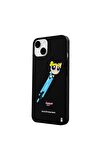 iPhone 15 Silikon Bugs Bunny Kostümlü Jerry Sevimli Siyah Silikon Telefon Kılıfı