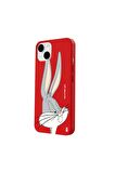 iPhone 15 Silikon Bugs Bunny Kostümlü Jerry Sevimli Siyah Silikon Telefon Kılıfı