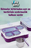 Vagonlife Lunch Box 1000 ML (Sızdırmaz,Karışmaz 5 Hazneli) Yeni Nesil Sefer Tası -FFLBOX40097