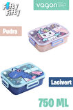 Vagonlife Lunch Box 750 ML (Sızdırmaz,Karışmaz Üç Bölmeli) Yeni Nesil Sefer Tası-FFLBOX50555