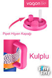 Vagonlife Tumbler Cup 800 ML Pipetli/Rahat İçim  Vakumlu Paslanmaz Çelik Termos-FFVGN8138800ML