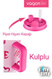 Vagonlife Tumbler Cup 800 ML Pipetli/Rahat İçim  Vakumlu Paslanmaz Çelik Termos-FFVGN8138800ML