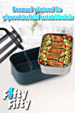 Vagonlife Bento Lunch Box 1600 ML 2 Kat Yeni Nesil Sefer Tası Paslanmaz Çelik -FFLBOX2221