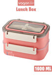 Vagonlife Bento Lunch Box 1600 ML 2 Kat Yeni Nesil Sefer Tası Paslanmaz Çelik -FFLBOX2221