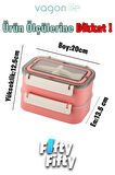 Vagonlife Bento Lunch Box 1600 ML 2 Kat Yeni Nesil Sefer Tası Paslanmaz Çelik -FFLBOX2221