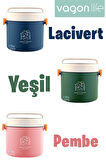 Vagonlife Tek Kat Yuvarlak Bento Lunch Box Ofis-Okul İçin Yeni Nesil Sefer Tası -FFLBOX5431KAT