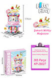 Keeppley City Corner/Şehir Şekerli Milföy Mağazası (365 Parça) Oyuncak Yapım Seti 28027